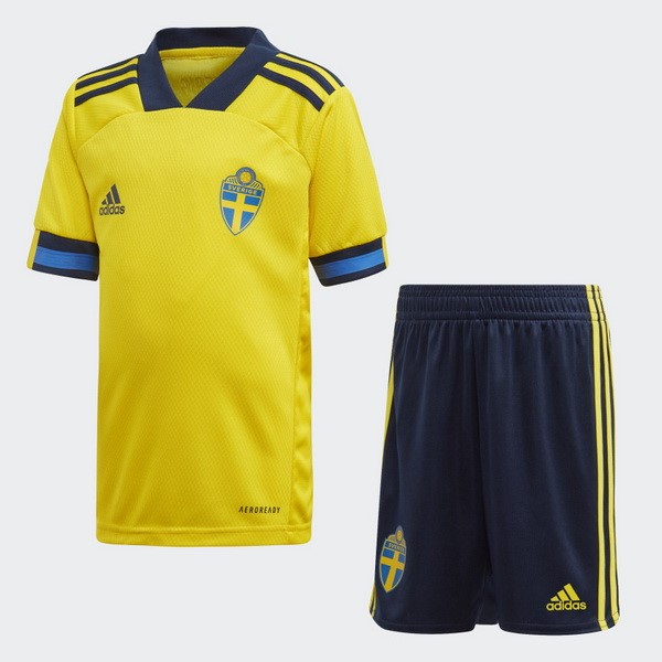 Camiseta Suecia Niño 1st 2020 Amarillo